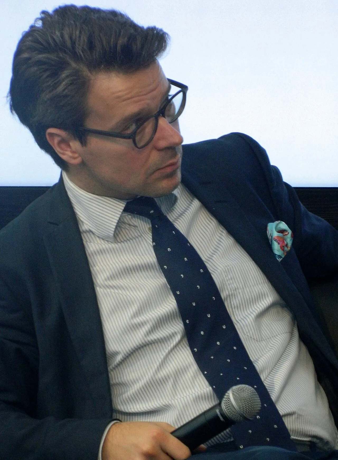 Vihreiden-Kamerlid Ville Niinistö op Sanomatalo's Mediatori in 2015